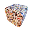 © Photocreo Bednarek - Human mosaic on a compact cube celebrating community and interaction