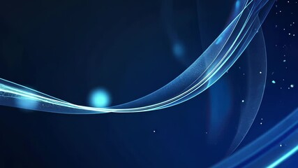 Poster - Creating dynamic blue background with data transfer technology elements for digital presentations, data transfer blue technology able background