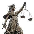© bhuiyan - lady justice isolated on white background, png, ai generated