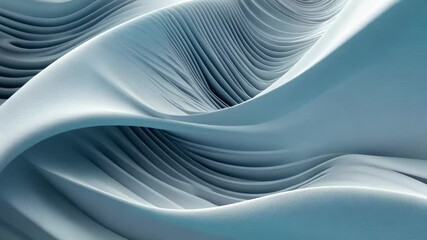 Fototapete - Dynamic wave patterns create a futuristic feel in seamless design inspired by nature, Futuristic background of dynamic wave Seamless 3D render