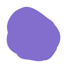 Poster - Purple Blob Circle Shape for Design and Decoration
