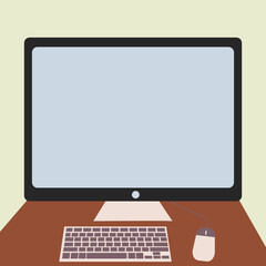 Poster - Work device illustration
