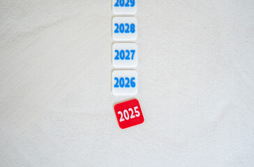 Poster - End of 2025 and transition to the next season. Business and sports. Transition planning, strategic foresight, and goal setting. Annual reviews, economic outlooks, changes in business environments.