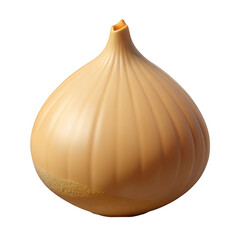 Fototapete - Realistic 3d render of a single onion isolated on transparent background