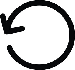 Poster - Circular arrow refresh reload icon modern design