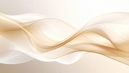 Poster - Elegant Beige Fabric Texture Background Design