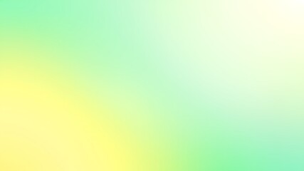 Poster - Soft Pastel Green Yellow Gradient Background Smooth Color Transition Subtle Blend image