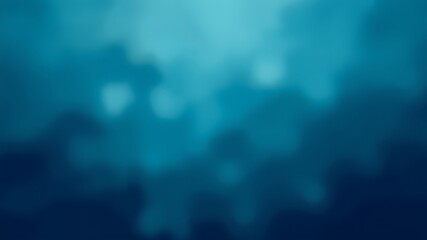 Poster - Teal Blue Abstract Blurred Background Soft Focus Ocean Depth Water Texture image