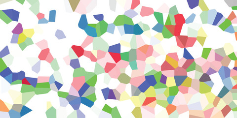 Aufkleber - Abstract colorful mosaic pattern on white background creating a modern and geometric design for digital art and creative visuals