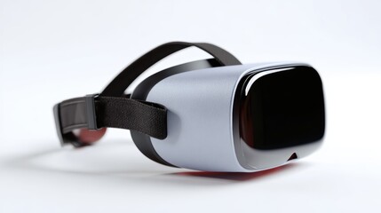 Poster - VR headset placed on white background