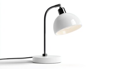 Poster - Modern desk lamp isolated on white background