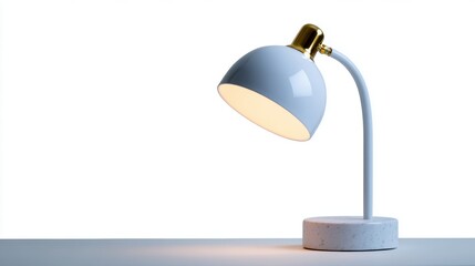 Poster - Modern desk lamp isolated on white background