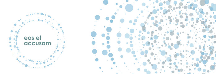Aufkleber - Circles ceiling with a circular pattern of colors dots