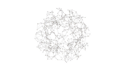 Poster - Big data visualization background.Abstract technology
