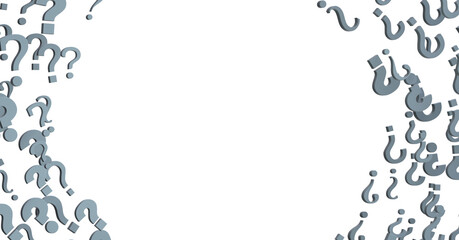 Aufkleber - question mark symbols for FAQ, information, problem, and solution