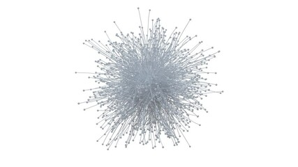 Poster - Graphic illustration of the system development. Abstract animation of the extension.