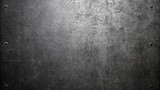 Dark gray scratched metal plate texture with rivets, industrial background