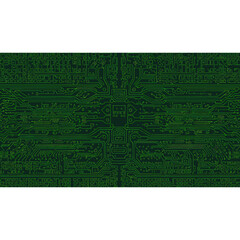 Clean modern digitalism background with copy text space electronics green illustration vector