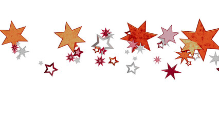Poster - Beautiful image of many stars falling. Perfect for celebrations, holidays, and more!