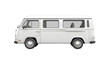 © Natalie - White minibus isolated on a white background