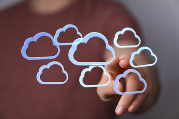 Poster - Secure cloud storage, data backup, and network solutions for business and personal use.