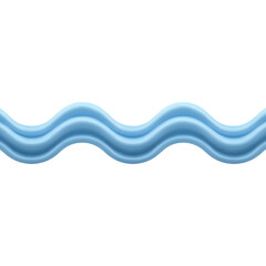 Poster - Wavy Blue Water Surface Design Perfect for Backgrounds, Templates, and Creative Projects in Digital and Print Media Transparent background or png