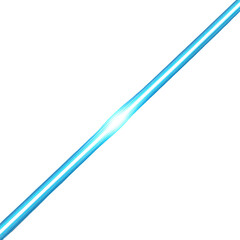 Poster - Bright Blue Light Beam Glowing Across a Dark Background for Dynamic Visual Effects and Creative Designs Transparent background or png