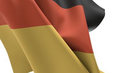 Poster - High-quality image of a German flag waving. Perfect for websites, presentations, and more!