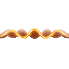Poster - Vibrant Abstract Wave Patterns in Golden and Warm Tones for Artistic Backgrounds and Designs Transparent background or png