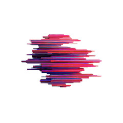 Poster - Abstract colorful lines creating dynamic and energetic visual effect on a dark background for modern design projects Transparent background or png