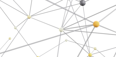 Poster - Stock photo of an abstract network.  Ideal for technology, connection, and communication concepts.
