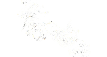 Poster - High-resolution image of abstract white swirls, perfect for backgrounds, websites, or design projects. Clean and modern.