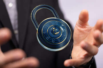 Aufkleber - Cybersecurity, data encryption, password management, online safety, digital privacy, secure access, information security, data protection, network security