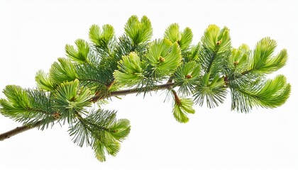 tree branch isolated on white