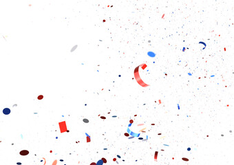 Poster - Festive confetti explosion. Perfect for party, celebration, or holiday designs.
