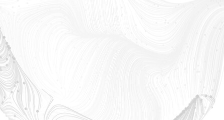 Poster - High-resolution stock photo of an abstract white background with flowing lines and wave texture. Perfect for websites, presentations, and designs.