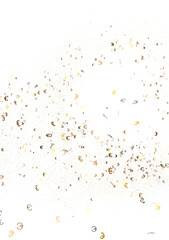 Poster - Stock photo of abstract euro symbols scattered on a white background. Perfect for finance, business, and economic concepts.