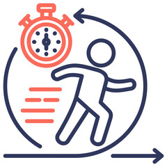 Poster - Agility Dual Tone Icon