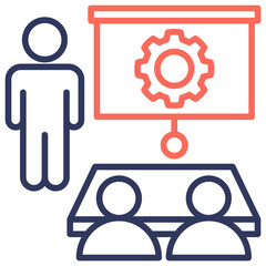 Poster - Training Dual Tone Icon
