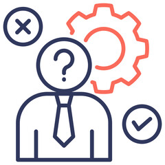 Poster - Hypothesis Dual Tone Icon