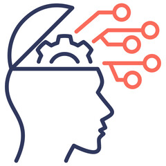 Poster - Critical Thinking Dual Tone Icon