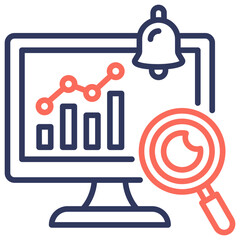 Poster - Monitoring Dual Tone Icon