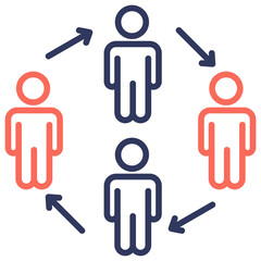 Poster - Collaboration Dual Tone Icon
