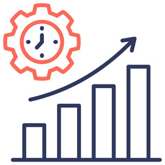 Poster - Efficiency Dual Tone Icon
