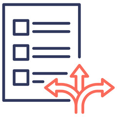 Poster - Direction Dual Tone Icon