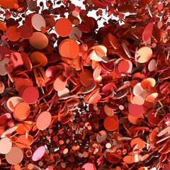 Aufkleber - High-resolution image of many red circles. Perfect for backgrounds, presentations, and design projects.
