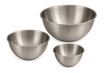 © ArtBox - Three stainless steel mixing bowls isolated on transparent background