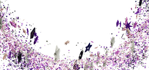 Poster - Festive background with sparkling stars. Ideal for holidays, parties, and celebrations.