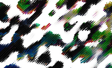 Aufkleber - Abstract Colorful Sphere Pattern Background