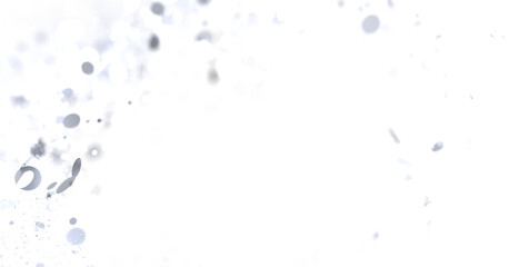 Poster - Abstract background of white confetti. Perfect for celebrations, events, or product promotions.